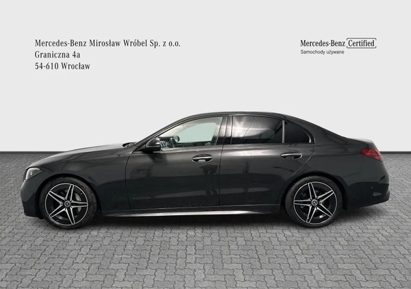 Mercedes-Benz Klasa C cena 249900 przebieg: 41200, rok produkcji 2021 z Wrocław małe 407